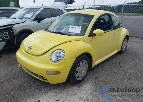 2001 Volkswagen New Beetle Gls z USA, uszkodzony, nr VIN 3VWCK21CX1M451363